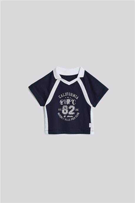 Beverly Hills Polo Club Kız Çocuk Lacivert TshirtBeverly Hills Polo Club Kız Çocuk Lacivert Tshirt