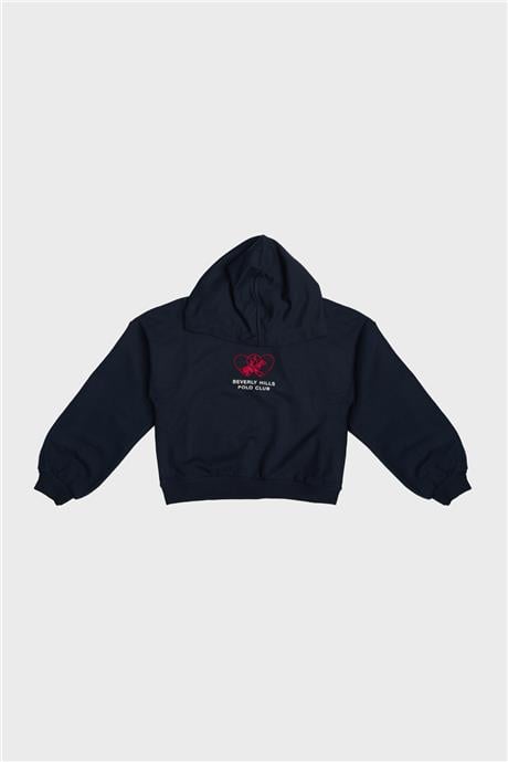 Beverly Hills Polo Club Kız Çocuk Lacivert Sweatshirt