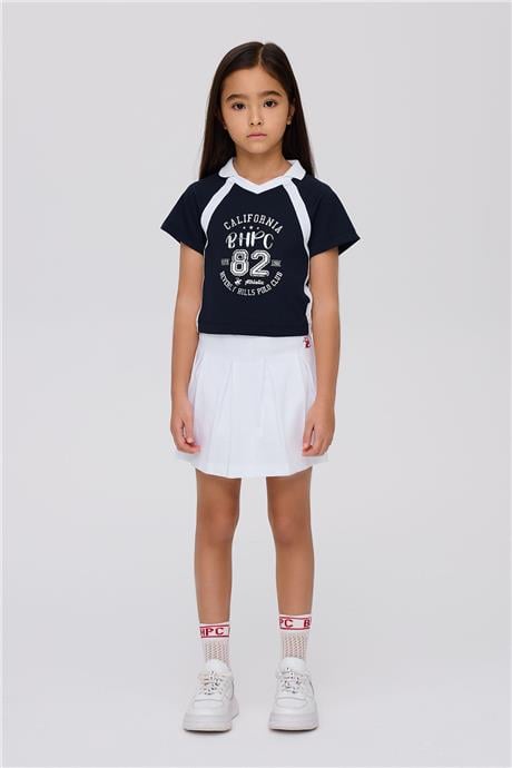 Beverly Hills Polo Club Kız Çocuk Lacivert TshirtBeverly Hills Polo Club Kız Çocuk Lacivert Tshirt