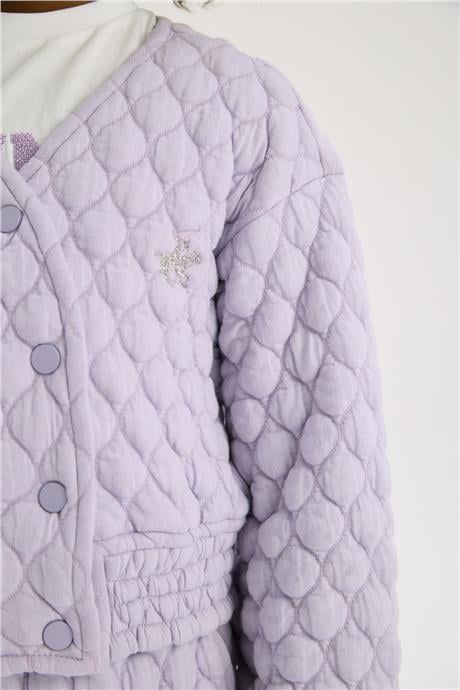 Beverly Hills Polo Club Girl Lilac Tracksuit TopBeverly Hills Polo Club Girl Lilac Tracksuit Top