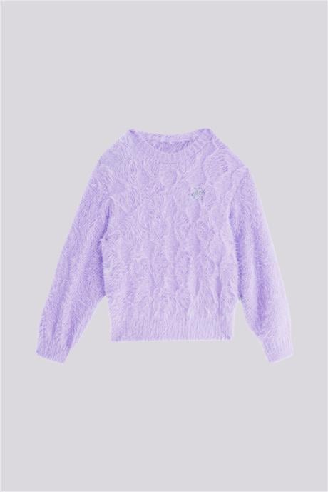 Beverly Hills Polo Club Girls Lilac SweaterBeverly Hills Polo Club Girls Lilac Sweater