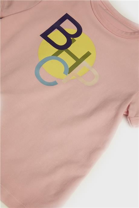 Beverly Hills Polo Club Kız Çocuk Pembe T-Shirt