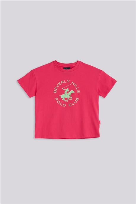 Beverly Hills Polo Club Kız Çocuk Pembe TshirtBeverly Hills Polo Club Kız Çocuk Pembe Tshirt