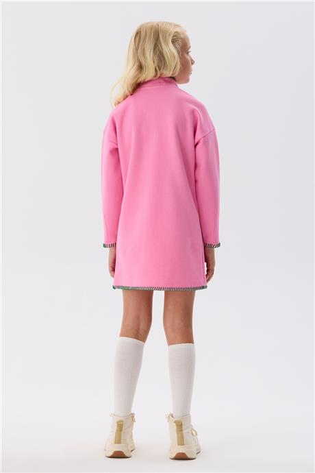 Beverly Hills Polo Club Kız Çocuk Pembe Elbise