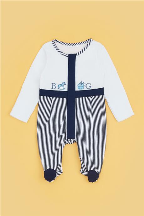 BG Baby Erkek Bebek Beyaz Hastane Çıkışı