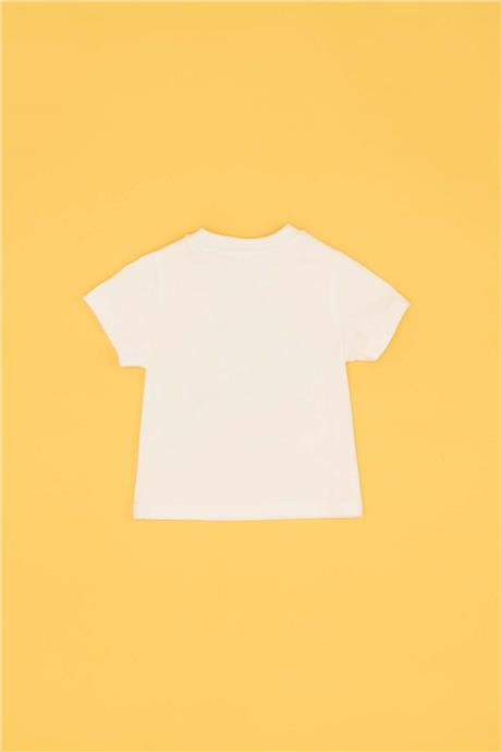 BG Baby Erkek Bebek Beyaz T-Shirt