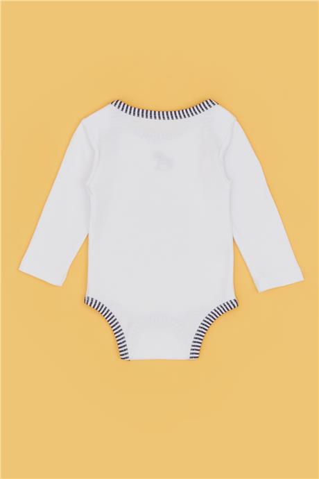 BG Baby Erkek Bebek Desenli 3lü Body