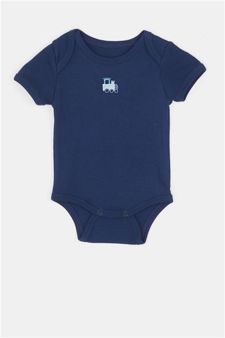 BG Baby Erkek Bebek Desenli 3lü Body