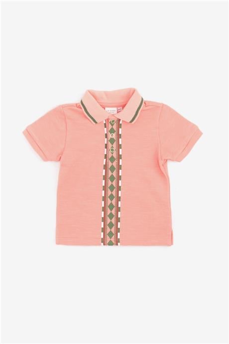 BG Baby Erkek Bebek Somon T-Shirt