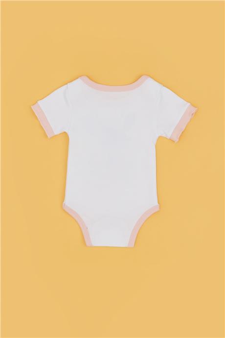 BG Baby Kız Bebek Desenli 3lü Body
