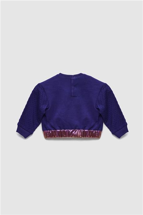 BG Baby Kız Bebek Mor S-Shirt