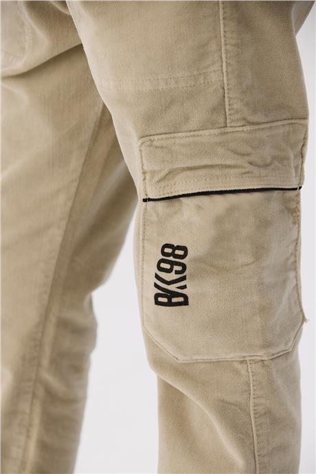 Bikkembergs Erkek Çocuk Bej Pantolon