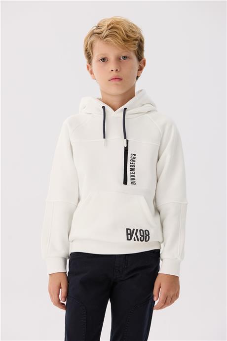 Bikkembergs Erkek Çocuk Bej Sweatshirt