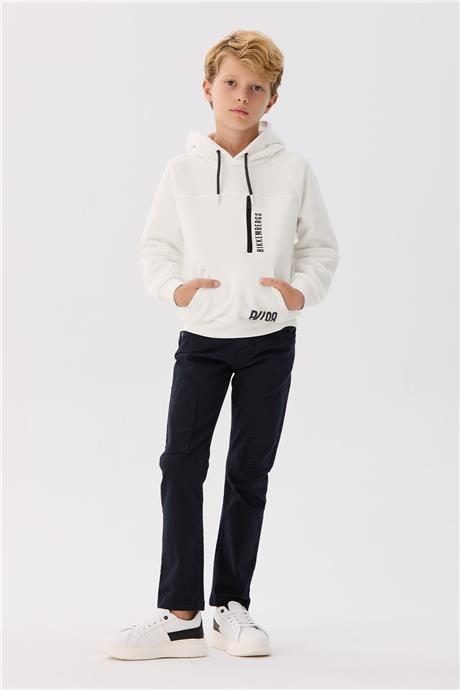 Bikkembergs Erkek Çocuk Bej Sweatshirt