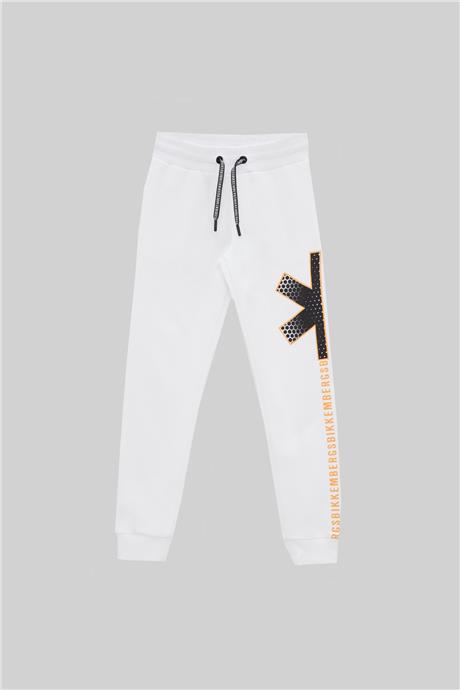 Bikkembergs Erkek Çocuk Beyaz Pantolon