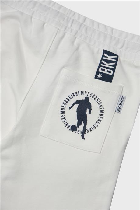 Bikkembergs Erkek Çocuk Beyaz Şort