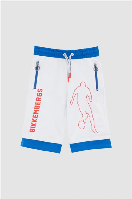 Bikkembergs Erkek Çocuk Beyaz Şort