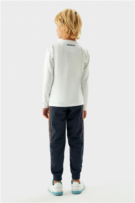 Bikkembergs Erkek Çocuk Beyaz T-Shirt