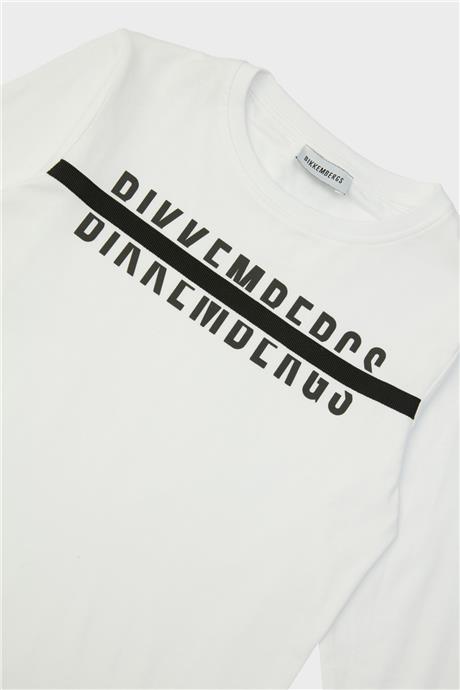 Bikkembergs Erkek Çocuk Beyaz T-Shirt
