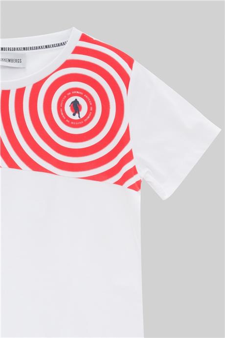 Bikkembergs Erkek Çocuk Beyaz T-Shirt