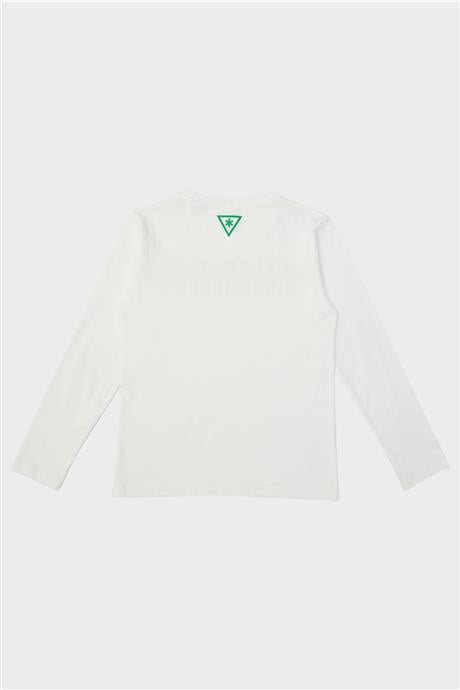 Bikkembergs Erkek Çocuk Beyaz T-Shirt