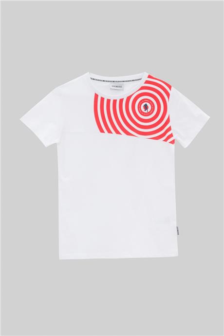 Bikkembergs Erkek Çocuk Beyaz T-Shirt