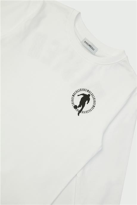 Bikkembergs Erkek Çocuk Beyaz T-Shirt