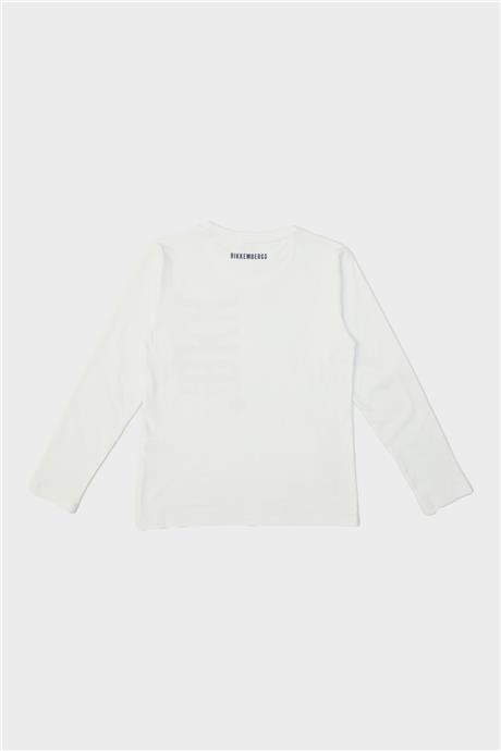 Bikkembergs Erkek Çocuk Beyaz T-Shirt