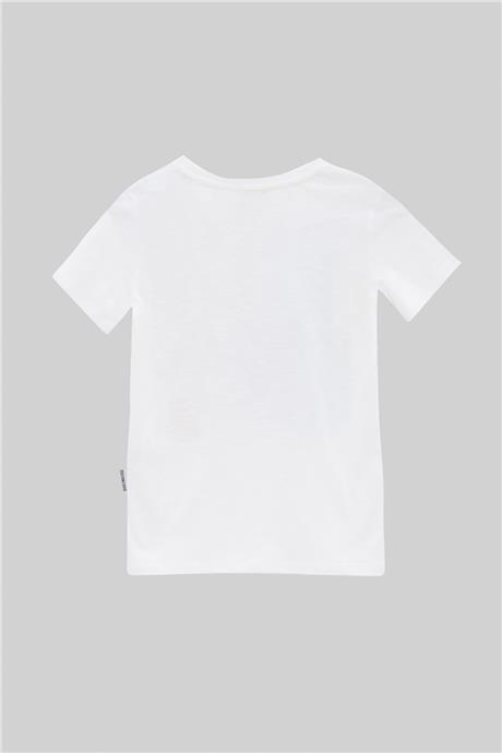 Bikkembergs Erkek Çocuk Beyaz T-Shirt