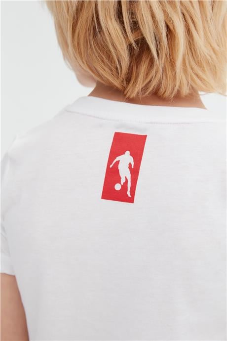Bikkembergs Erkek Çocuk Beyaz T-Shirt
