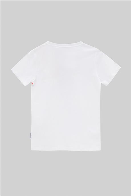 Bikkembergs Erkek Çocuk Beyaz T-Shirt