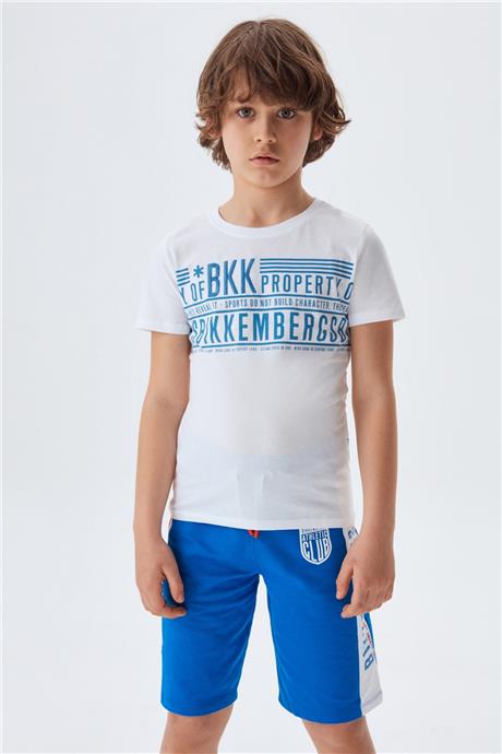 Bikkembergs Erkek Çocuk Beyaz T-Shirt