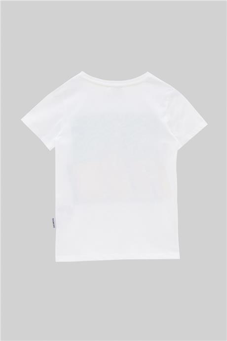 Bikkembergs Erkek Çocuk Beyaz T-Shirt