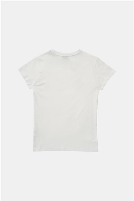 Bikkembergs Erkek Çocuk Beyaz T-Shirt