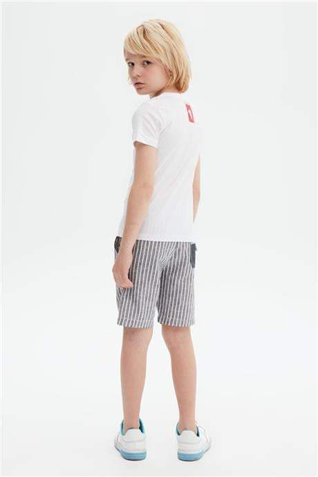 Bikkembergs Erkek Çocuk Beyaz T-Shirt