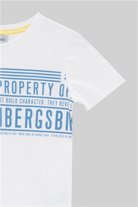 Bikkembergs Erkek Çocuk Beyaz T-Shirt