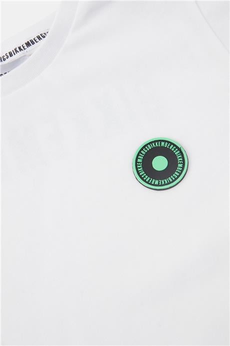 Bikkembergs Erkek Çocuk Beyaz Tshirt