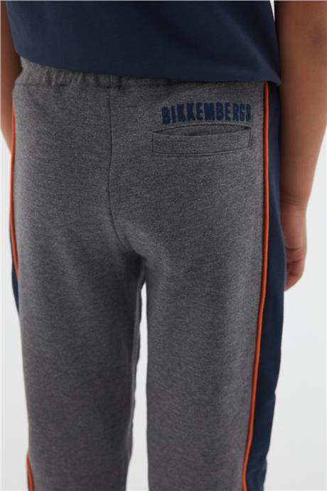 Bikkembergs Erkek Çocuk Gri Melanj Eşofman Altı