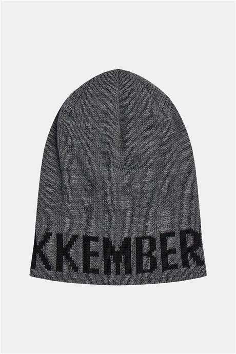 Bikkembergs Erkek Çocuk Gri Melanj Şapka