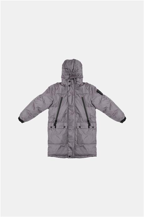 Bikkembergs Erkek Çocuk Gri Mont