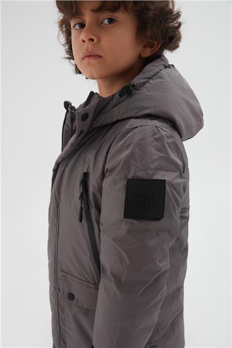 Bikkembergs Erkek Çocuk Gri Mont