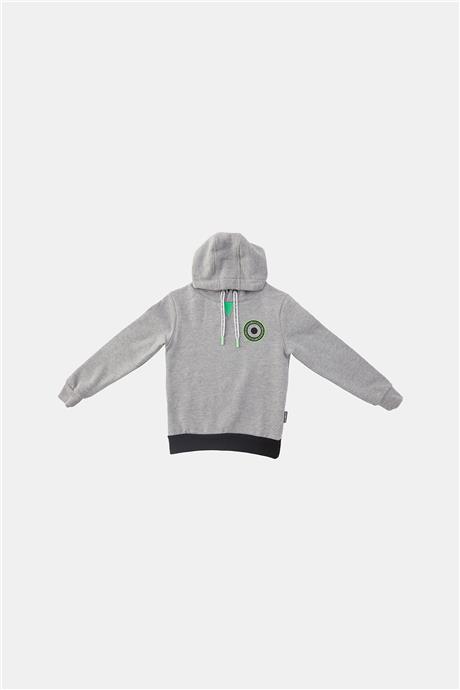 Bikkembergs Erkek Çocuk Gri Sweatshirt