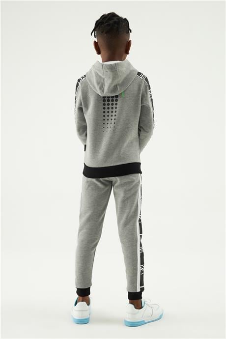 Bikkembergs Erkek Çocuk Gri Sweatshirt