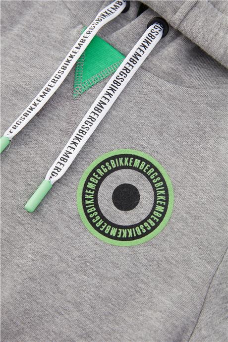 Bikkembergs Erkek Çocuk Gri Sweatshirt
