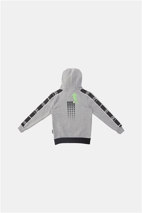 Bikkembergs Erkek Çocuk Gri Sweatshirt