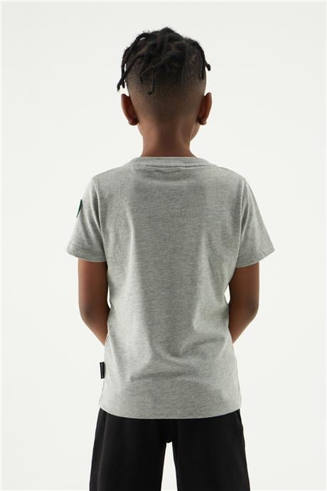 Bikkembergs Erkek Çocuk Gri Tshirt