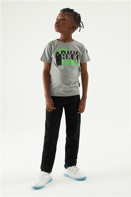 Bikkembergs Erkek Çocuk Gri Tshirt