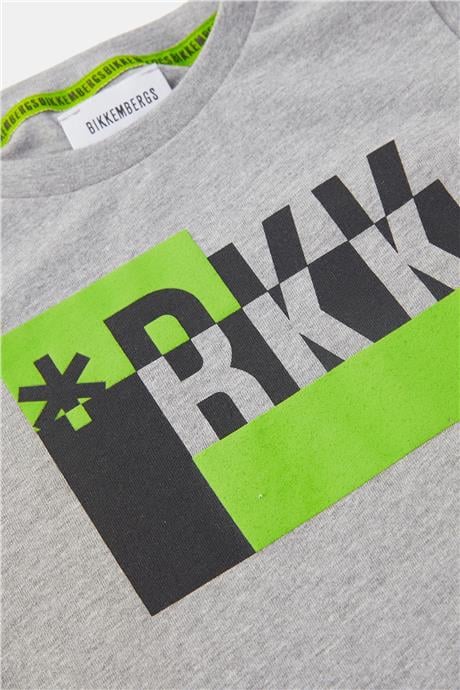 Bikkembergs Erkek Çocuk Gri Tshirt