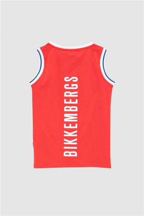 Bikkembergs Erkek Çocuk Kırmızı Atlet