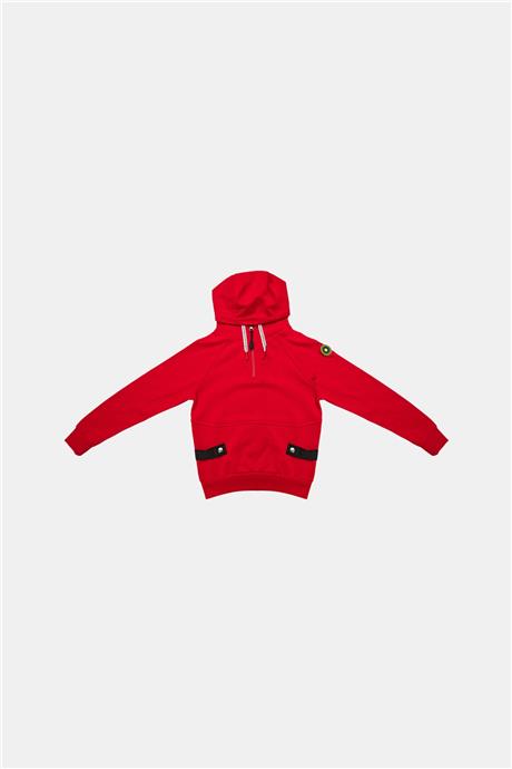 Bikkembergs Erkek Çocuk Kırmızı Sweatshirt